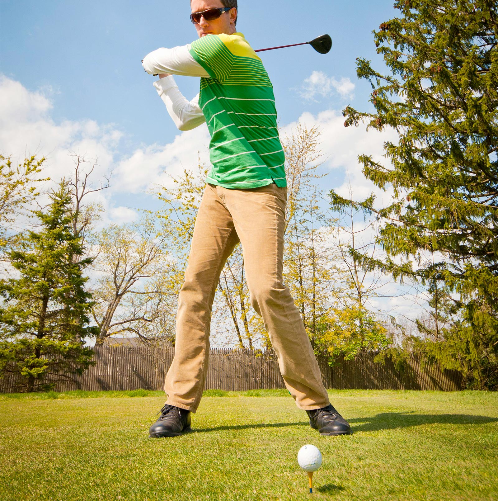 Lo swing nel golf